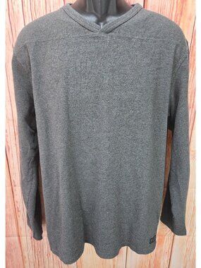Polo Ralph Lauren Mens V-Neck Gray Polo Sweater Large